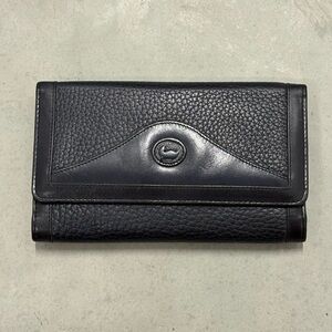 Dooney & Bourke All Weather Navy Blue Leather Clutch